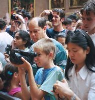 Many holding a camera