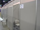 Line of meeting rooms