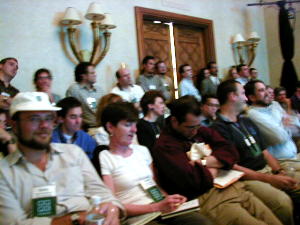 Back of company presentation room