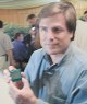 Jim holding tiny module