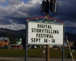 Festival sign