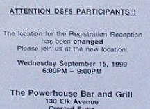 Attention: location has changed...