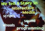 scripts, sound, visuals, programming