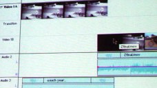 Adobe Premier with timeline